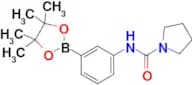 N-(3-(4,4,5,5-tetramethyl-1,3,2-dioxaborolan-2-yl)phenyl)pyrrolidine-1-carboxamide