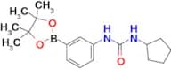 1-Cyclopentyl-3-(3-(4,4,5,5-tetramethyl-1,3,2-dioxaborolan-2-yl)phenyl)urea