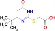 2-[(4-tert-butyl-6-oxo-1,6-dihydropyrimidin-2-yl)sulfanyl]acetic acid