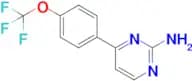 4-(4-(Trifluoromethoxy)phenyl)pyrimidin-2-amine