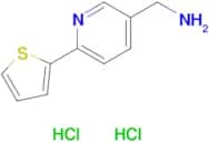 (6-(Thiophen-2-yl)pyridin-3-yl)methanamine dihydrochloride