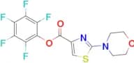 Perfluorophenyl 2-morpholinothiazole-4-carboxylate