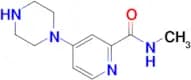 N-methyl-4-(piperazin-1-yl)picolinamide