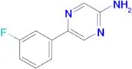 5-(3-Fluorophenyl)pyrazin-2-amine