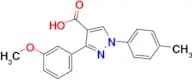 3-(3-Methoxyphenyl)-1-(p-tolyl)-1H-pyrazole-4-carboxylic acid