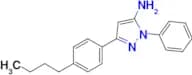 3-(4-Butylphenyl)-1-phenyl-1H-pyrazol-5-amine