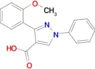 3-(2-Methoxyphenyl)-1-phenyl-1H-pyrazole-4-carboxylic acid