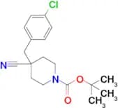 Tert-butyl 4-(4-chlorobenzyl)-4-cyanopiperidine-1-carboxylate