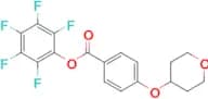 Perfluorophenyl 4-((tetrahydro-2H-pyran-4-yl)oxy)benzoate