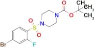 Tert-butyl 4-((4-bromo-2-fluorophenyl)sulfonyl)piperazine-1-carboxylate