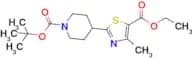 Ethyl 2-(1-(tert-butoxycarbonyl)piperidin-4-yl)-4-methylthiazole-5-carboxylate