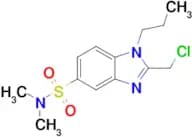 2-(Chloromethyl)-N,N-dimethyl-1-propyl-1H-benzo[d]imidazole-5-sulfonamide