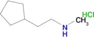 2-Cyclopentyl-N-methylethan-1-amine hydrochloride
