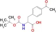 3-(4-Acetylphenyl)-2-((tert-butoxycarbonyl)amino)propanoic acid