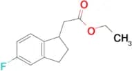 Ethyl 2-(5-fluoro-2,3-dihydro-1H-inden-1-yl)acetate