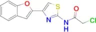 N-(4-(Benzofuran-2-yl)thiazol-2-yl)-2-chloroacetamide