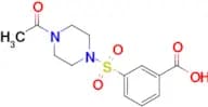 3-((4-Acetylpiperazin-1-yl)sulfonyl)benzoic acid