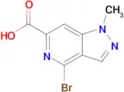 4-Bromo-1-methyl-1H-pyrazolo[4,3-c]pyridine-6-carboxylic acid