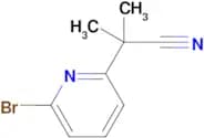 2-(6-Bromopyridin-2-yl)-2-methylpropanenitrile