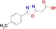2-(5-(p-Tolyl)-1,3,4-oxadiazol-2-yl)acetic acid