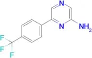 6-(4-(Trifluoromethyl)phenyl)pyrazin-2-amine