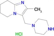 2-Methyl-3-(piperazin-1-ylmethyl)-5,6,7,8-tetrahydroimidazo[1,2-a]pyridine hydrochloride