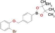 2-(4-((2-Bromophenoxy)methyl)phenyl)-4,4,5,5-tetramethyl-1,3,2-dioxaborolane