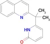 6-(2-(Quinolin-2-yl)propan-2-yl)pyridin-2(1H)-one