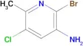 2-Bromo-5-chloro-6-methylpyridin-3-amine