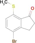 4-Bromo-7-(methylthio)-2,3-dihydro-1H-inden-1-one