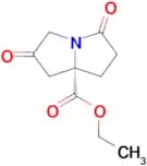 Ethyl (S)-2,5-dioxotetrahydro-1H-pyrrolizine-7a(5H)-carboxylate