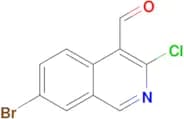 7-Bromo-3-chloroisoquinoline-4-carbaldehyde