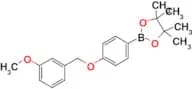 2-(4-((3-Methoxybenzyl)oxy)phenyl)-4,4,5,5-tetramethyl-1,3,2-dioxaborolane