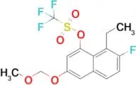 8-Ethyl-7-fluoro-3-(methoxymethoxy)naphthalen-1-yl trifluoromethanesulfonate