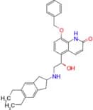 (R)-8-(Benzyloxy)-5-(2-((5,6-diethyl-2,3-dihydro-1H-inden-2-yl)amino)-1-hydroxyethyl)quinolin-2(1H…