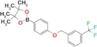 4,4,5,5-Tetramethyl-2-(4-((3-(trifluoromethyl)benzyl)oxy)phenyl)-1,3,2-dioxaborolane