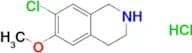 7-Chloro-6-methoxy-1,2,3,4-tetrahydroisoquinoline hydrochloride