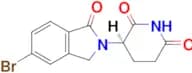 (R)-3-(5-Bromo-1-oxoisoindolin-2-yl)piperidine-2,6-dione