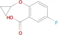 2-Cyclopropoxy-5-fluorobenzoic acid