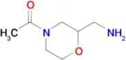 1-(2-(Aminomethyl)morpholino)ethanone