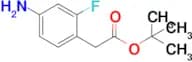 tert-Butyl 2-(4-amino-2-fluorophenyl)acetate