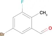 5-Bromo-3-fluoro-2-methylbenzaldehyde