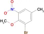1-Bromo-2-methoxy-5-methyl-3-nitrobenzene