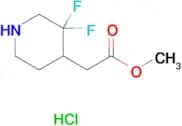 Methyl 2-(3,3-difluoropiperidin-4-yl)acetate hydrochloride