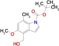 tert-Butyl 4-(hydroxymethyl)-5-methoxy-7-methyl-1H-indole-1-carboxylate