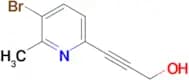3-(5-Bromo-6-methylpyridin-2-yl)prop-2-yn-1-ol