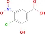 4-Chloro-3-hydroxy-5-nitrobenzoic acid