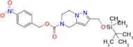 4-Nitrobenzyl 2-(((tert-butyldimethylsilyl)oxy)methyl)-6,7-dihydropyrazolo[1,5-a]pyrazine-5(4H)-ca…