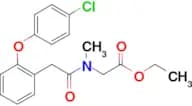 Ethyl 2-(2-(2-(4-chlorophenoxy)phenyl)-N-methylacetamido)acetate