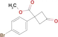 Methyl 1-(4-bromophenyl)-3-oxocyclobutane-1-carboxylate